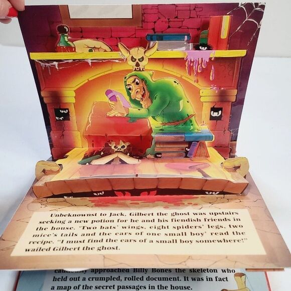 Vintage 90s 1997 Halloween Fiendiesh Friends Scary Pop Up Book - Picture 3 of 10